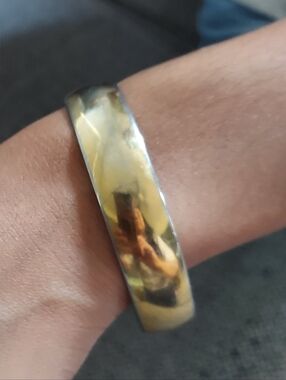 Vintage Monet Polished Bangle Bracelet